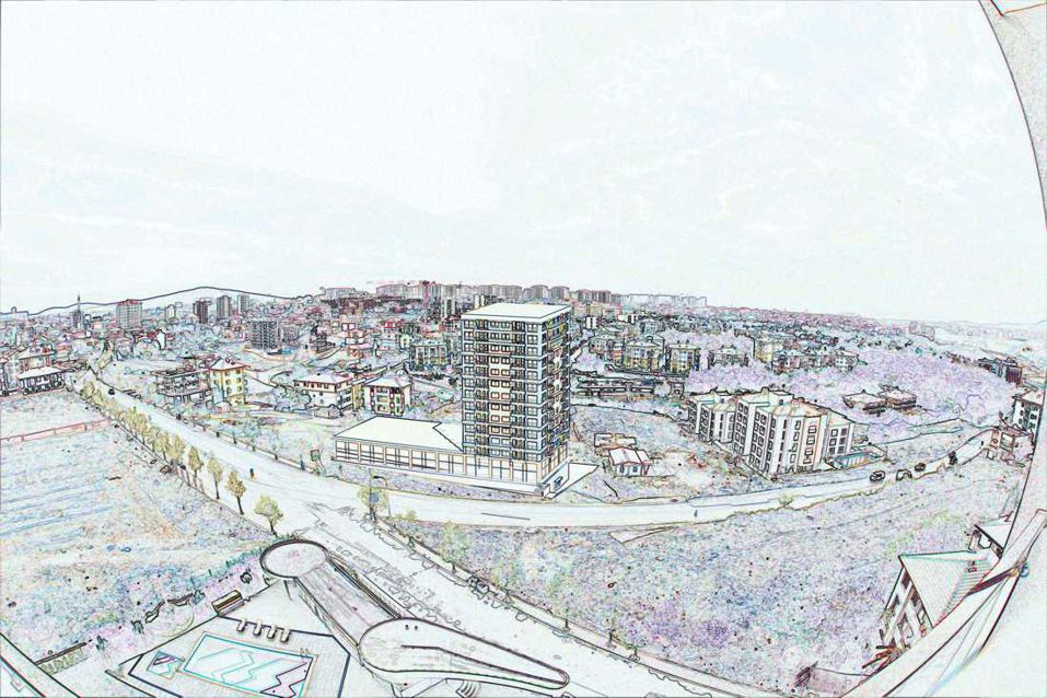 Tuzla İstanbul da inşaatı devam etmekte olan 48 daire 7 dükkandan oluşan yeni projemiz.
